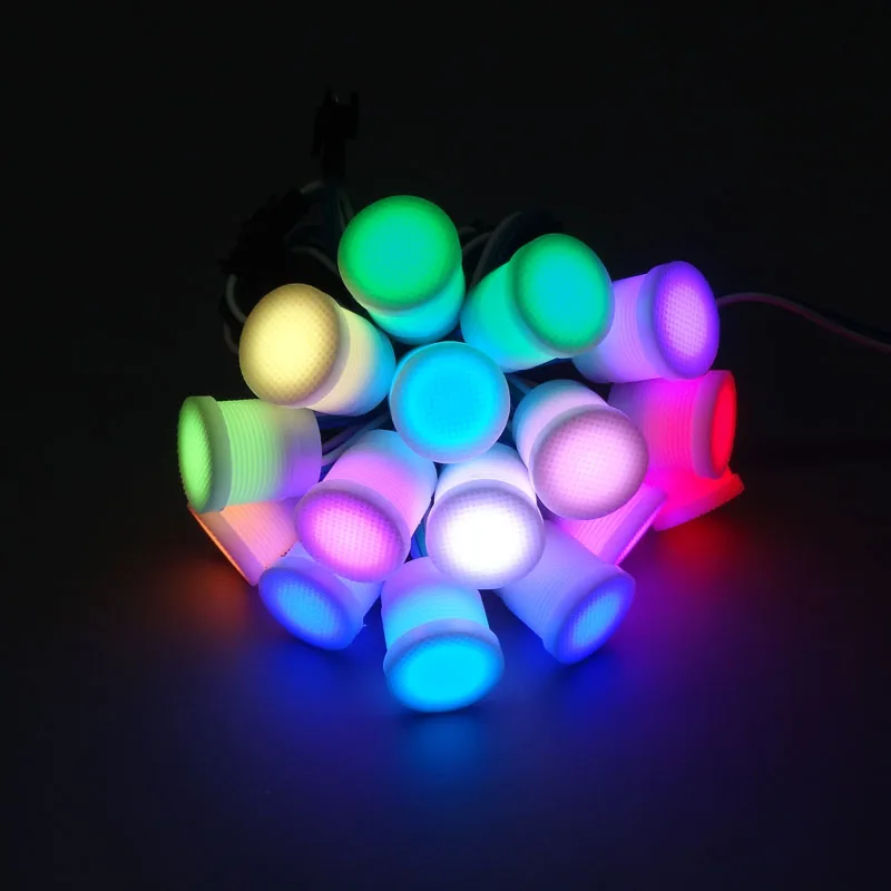 Адресуемых полный цвет 20 мм Диаметр DC5V UCS1903 RGB светодиодный модуль smart 0 24 W SMD5050