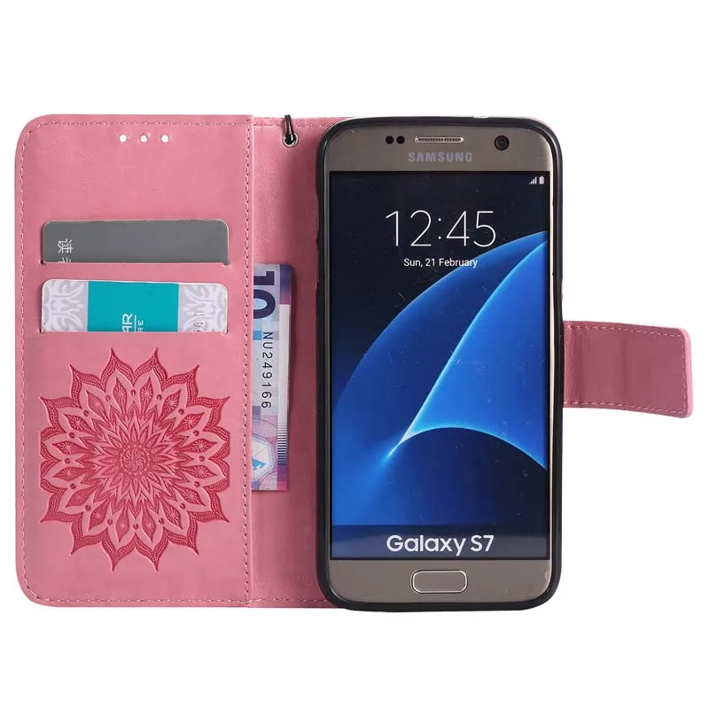 Tsimak Case For Samsung Galaxy S7 Edge High Quality Flip PU Leather Wallet Phone Cover Coque Capa | Мобильные телефоны и