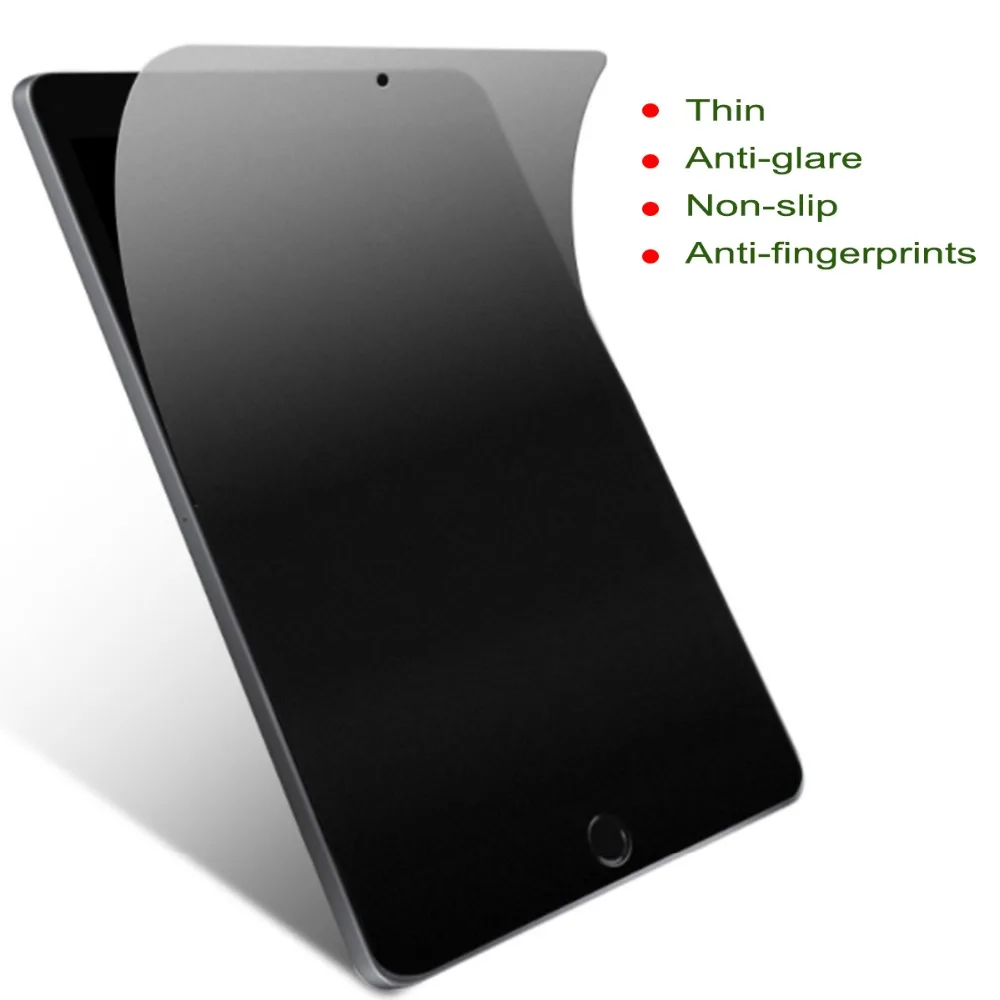 Матовая с антибликовым покрытием экран протектор плёнки для iPad Pro 9 7 10 5 mini 4 3 2 1