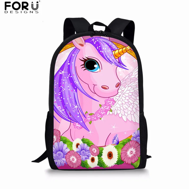 Z5047C FORUDESIGNS рюкзак с единорогом Kawaii школьные сумки для девочек-подростков розовый рюкзак Мультфильм Детский Рюкзак Японский Детский рюкзак - Цвет: Z5047C