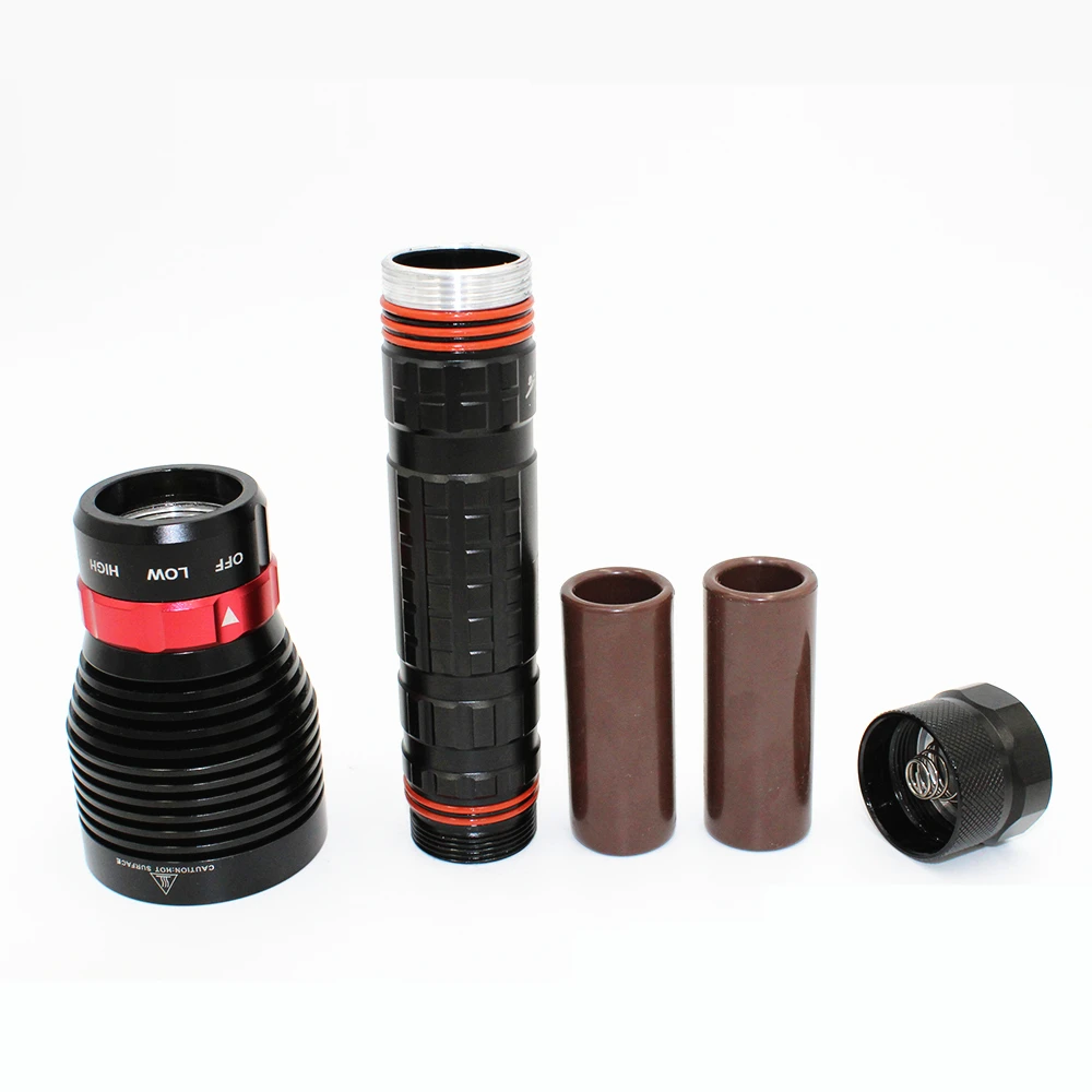 Алюминиевый светодиодный фонарик Uranusfire фонафонарь для дайвинга