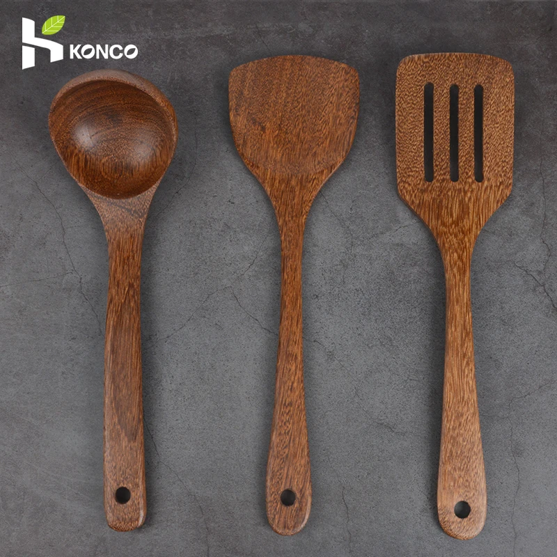 Кухонная утварь Konco из натурального дерева в японском стиле ложка для риса