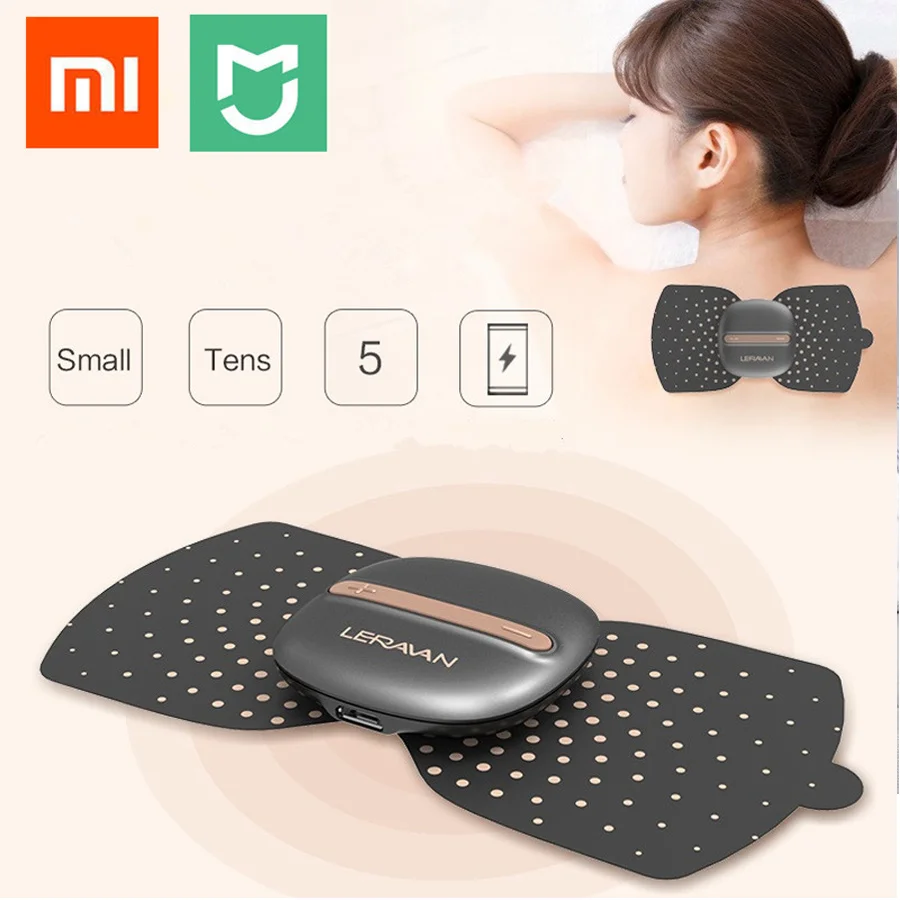 Оригинальный массажер для тела Xiaomi Mijia Mini волшебный массажный сенсорный стикер 5