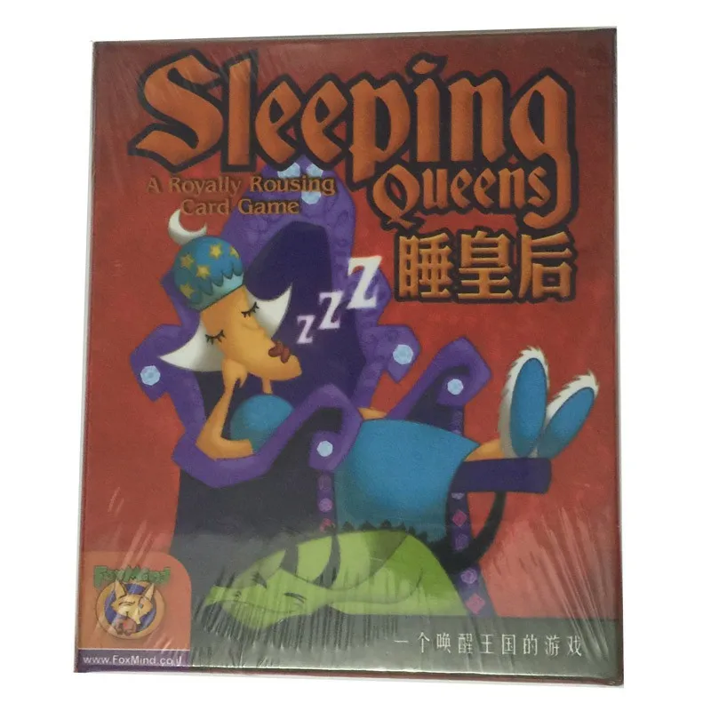 Спящая королева китайская и английская версия игральная карточная игра