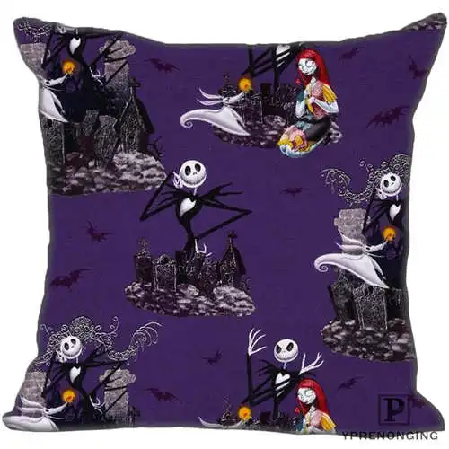 Pillowcase Лучший обычай. кошмар. До. Рождество(1)@ Наволочка на подушку, спальня Home Square Наволочка на молнии(одна сторона)#190404-01-214 - Цвет: Pillowcase