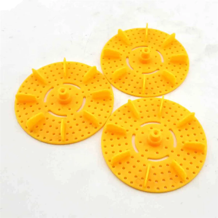 2 шт./лот J406 Желтый ABS Paddle Blade модель морской колесный винт диаметр 75 мм бесплатная