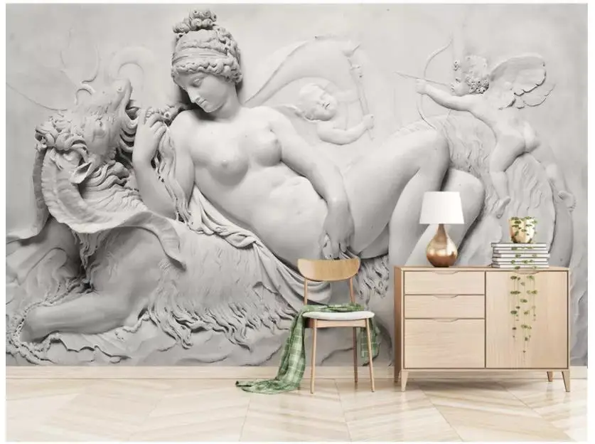 На заказ настенная Современная художественная роспись фреска обои Европейский 3D