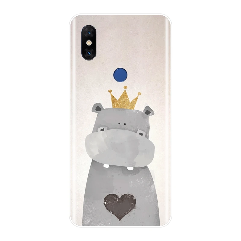 ТПУ розовая свинья кошка Медведь Кролик Альпака задняя крышка для Xiaomi mi Note mi x 1 2 2S 3 Мягкий силиконовый чехол для телефона для Xiaomi mi Max 1 2 3