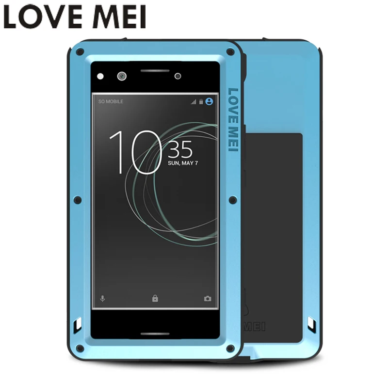 Чехлы LOVE MEI для Sony Xperia XZ Premium G8141 G8142 сверхмощный силиконовый чехол ТПУ и жесткий