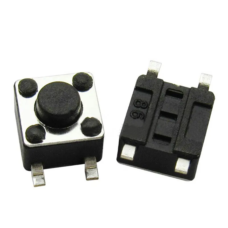 50pcs 4.5*4.5*3.8mm patch button switch push micro for electric equipment accessories | Обустройство дома
