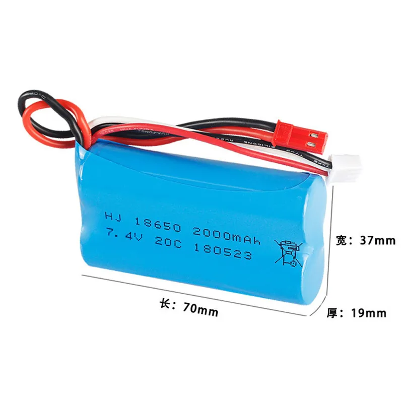 7 4 v 18650 2000mAh 20c Lipo батарея для дистанционного управления самолетов 955 956 957 948