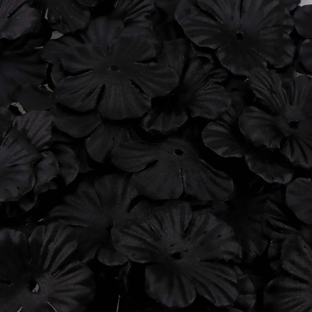 black 300 шт Искусственные шелковые цветочные лепестки для свадьбы Вечерние Цветочные украшения прохода бегунов цветок девушка подбрасывая украшение стола мульти-использование - Цвет: black