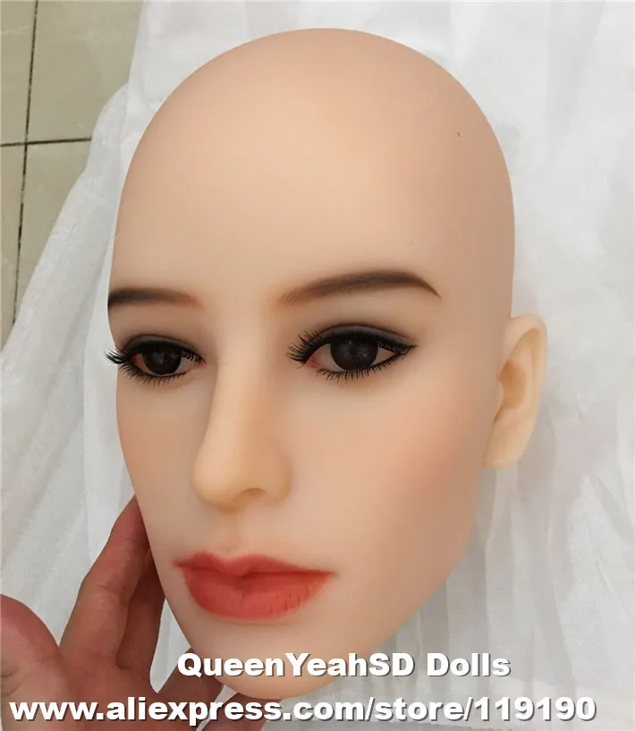 #116 Высококачественная твердая Силиконовая секс кукла с головой для куклы