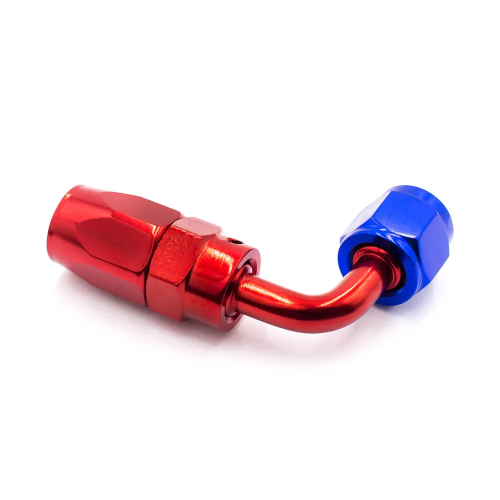 AN4 штуцер AN04 алюминиевые фитинги 90 градусов масло/топливо/поворотный шланг