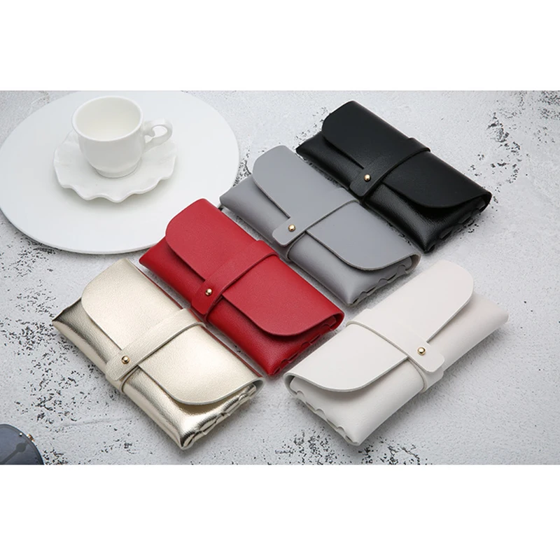 Чехол для очков ручной работы из мягкой ПВХ кожи 5 цветов L3 16 8*7 6*2 8 | Аксессуары