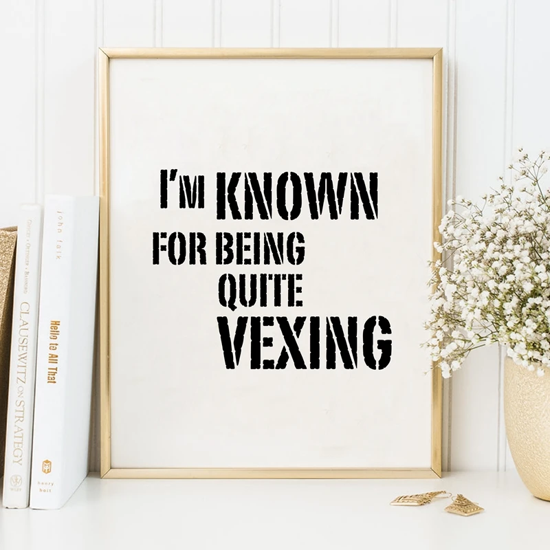 Цитата холст художественные принты девушки комнаты украшения стены не быть