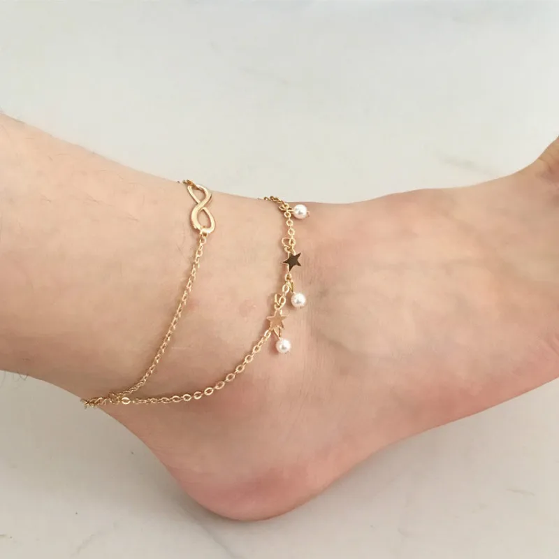 Женский браслет на лодыжку ногу с кисточками и жемчугом 8 слов 2020|ankle bracelet|ankle bracelets