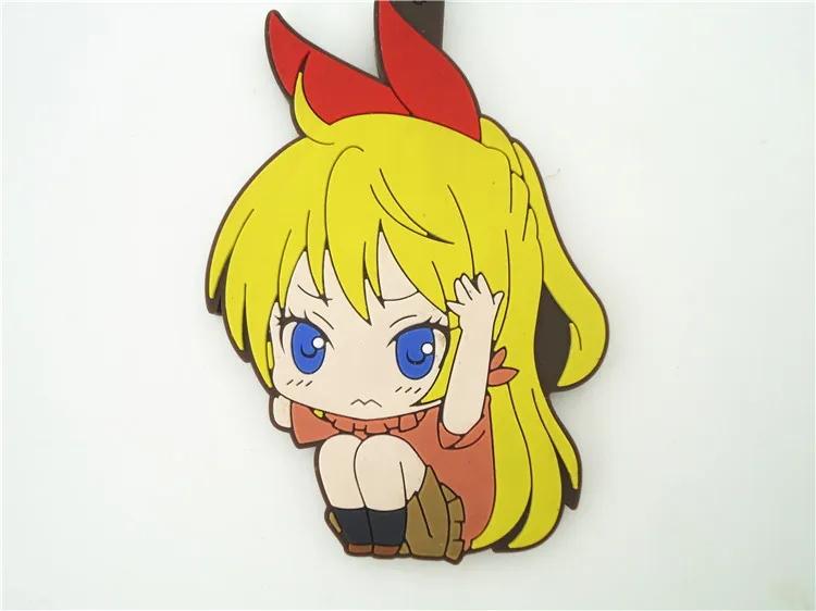 8 шт./компл. фигурки аниме Nisekoi Kirisaki Chitoge Onodera Haru Премиум из ПВХ ремешок для телефона
