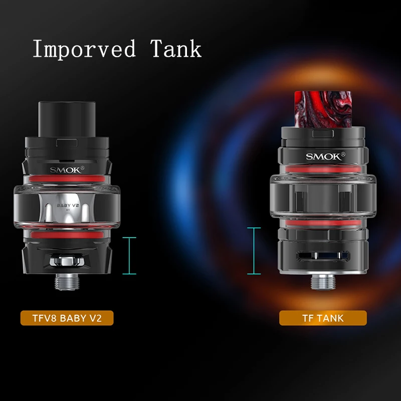 Оригинальный набор Smok STICK 80 Вт вейп аккумулятор 2800 мАч бак 6 мл TF катушка 0 15 Ом