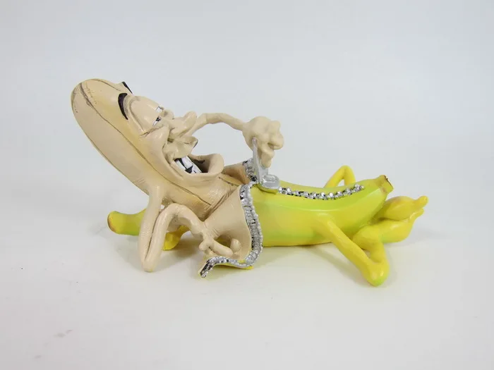 Bad Banana Man Забавный резиновый коллекционный несвязанный вариант «злой банан» фигурка мужчины украшения классные продукты