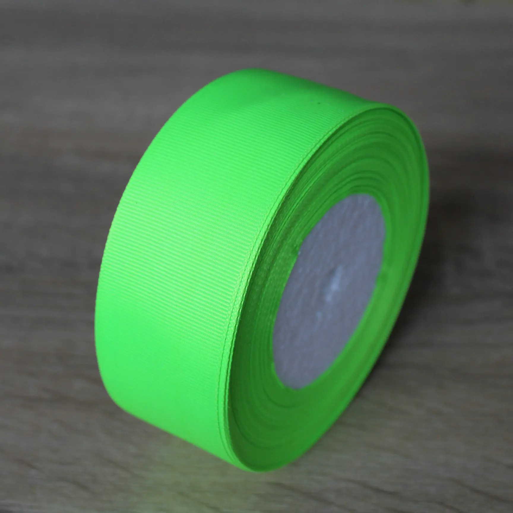Neon Green 40 мм 4 см Grosgrain ленты 22 м/рулон Рождество Хэллоуин свадебные украшения ленты лук Ремесло поставки DIY Скрапбукинг - Цвет: Neon Green
