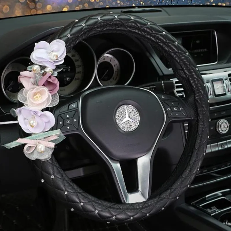 Противоскользящая ручка для автомобиля корейская мода милый женский бриллиант
