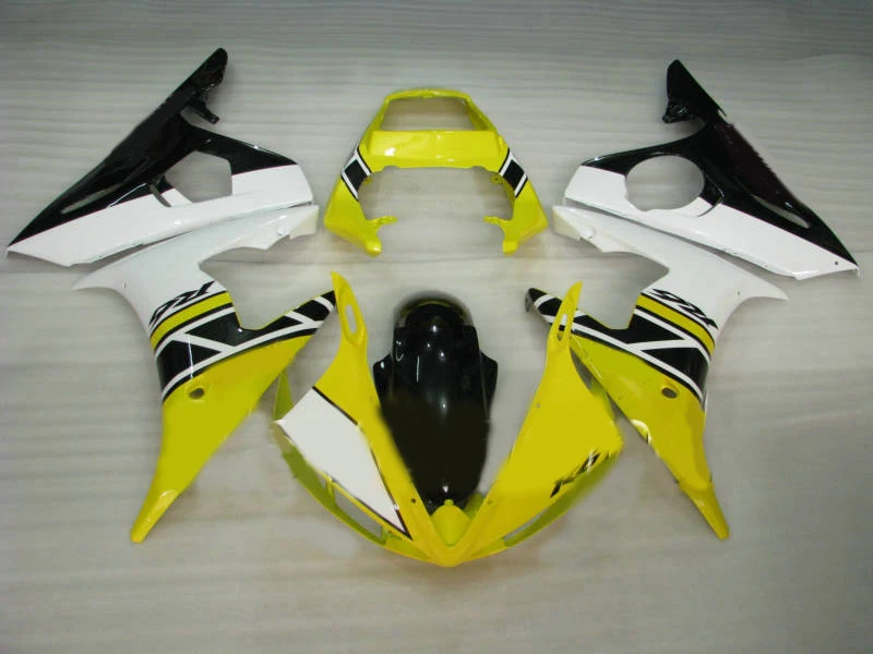 Набор обтекателей для YAMAHA YZFR6 03 04 05 YZF R6 2003 2004 2005 YZF600 ABS Желтый Белый набор + 7