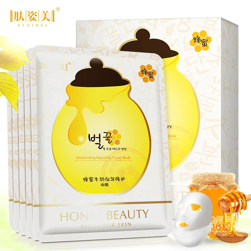 Медовая Роза питает поры гладкая маска для лица Осветляющий Увлажняющий гибкий