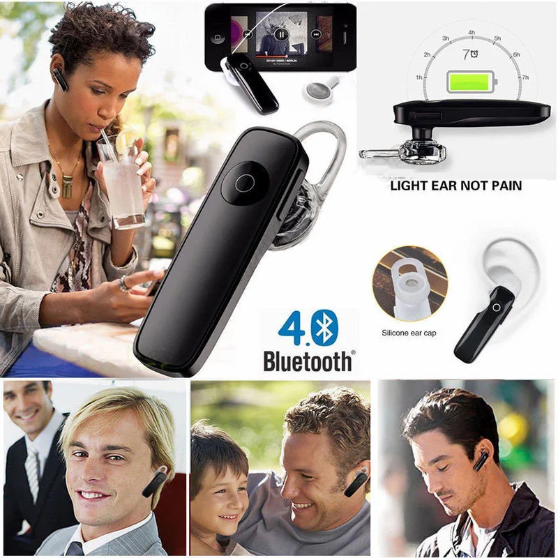 Бизнес Bluetooth наушники Моно беспроводной с микрофоном наушник громкой связи