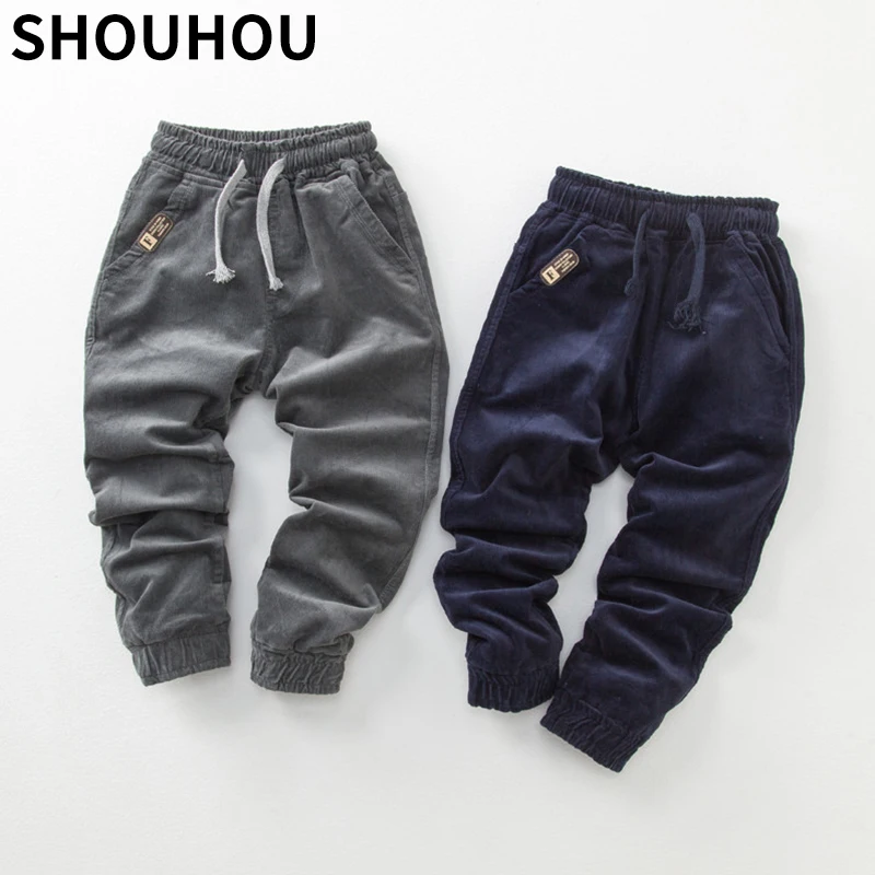 SHOUHOU 2019 лидер продаж хорошее качество модные детские весенние вельветовые