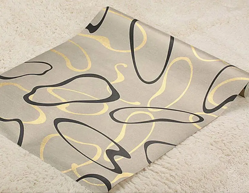 ПВХ тисненые полосатые обои элегантные настенные фрески 3d природа рулон