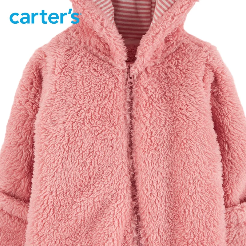 Carters на осень зиму Комбинезоны для маленьких мальчиков толстые теплые длинные