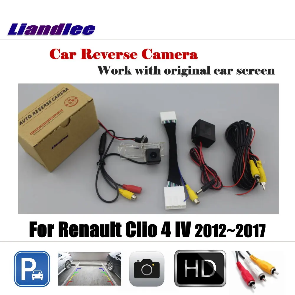 Парковочная камера заднего хода автомобиля для Renault Clio 4 IV 2012 2017 не подходит 2 3 II III