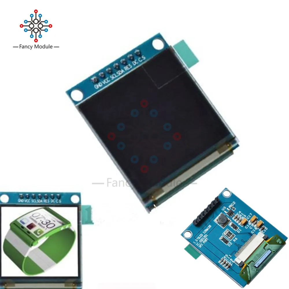 1 5 Дюймовый 128x128 SPI OLED ЖК-дисплей полноцветный Oled модуль драйвера IC SSD135 для Arduino |