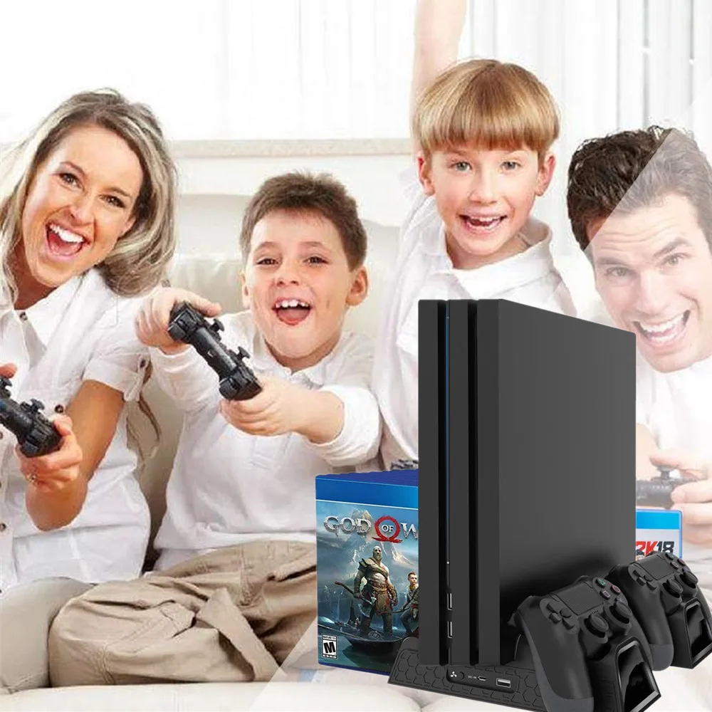 PS4 охлаждающий вертикальный контроллер вертикальная подставка PS4 контроллер зарядная станция для Playstation 4 Обычная охлаждающая подставка