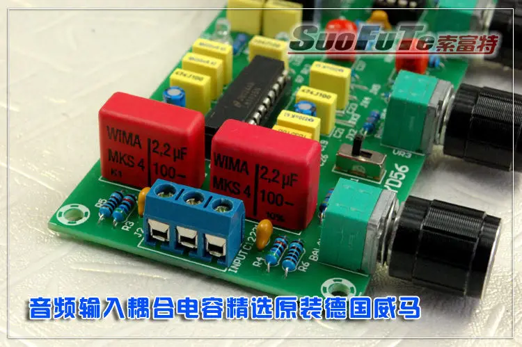 LM1036 + NE5532 стерео Предварительный усилитель тон доска Аудио усилительная плата