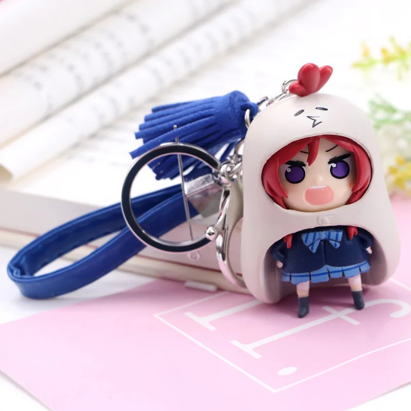 Kawaii Love Live Keychain Minami kotory Kousaka Honoka Maki Nishikino Cos Himouto! Umaru chan мультипликационный персонаж