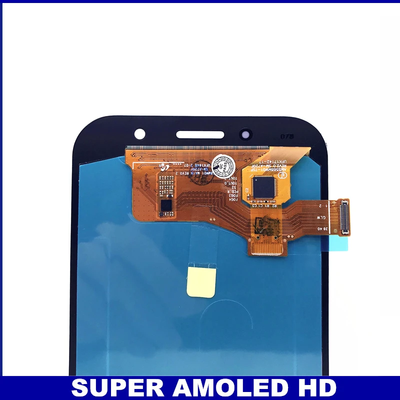 Супер AMOLED дисплей для телефона для Samsung Galaxy A7 A720 A720F A720M lcd s кодирующий преобразователь сенсорного экрана в сборе Замена ЖК