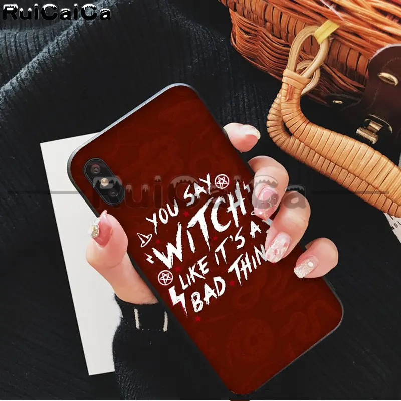 RuiCaiCa Chilling adventures of Sabrina Роскошный Уникальный Дизайн чехол для телефона Apple iPhone 8 7 6 6S Plus X XS MAX 5 5S SE XR