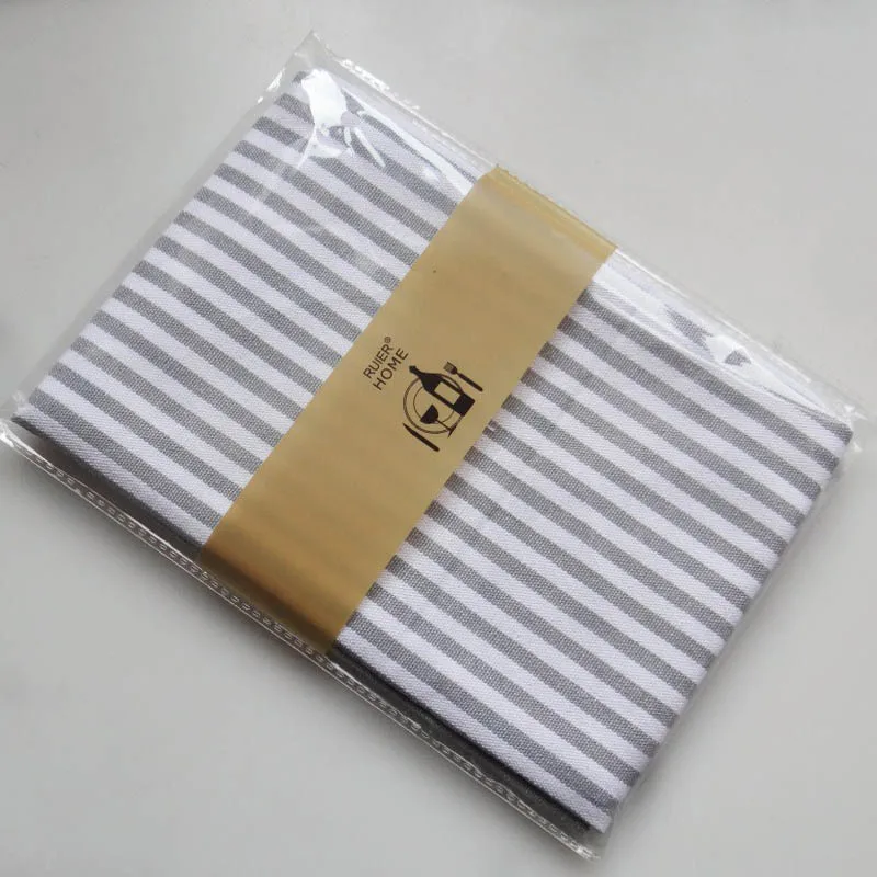 6 шт./лот классические салфетки в полоску домашние вечерние для кухни столовые