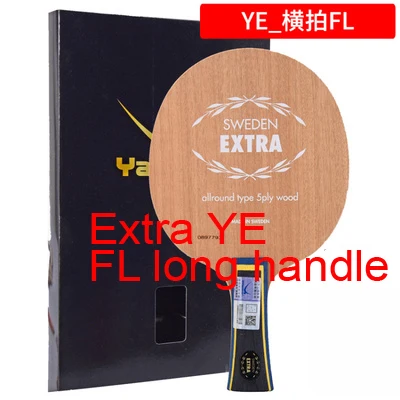 Оригинальные ракетки Yasaka EXTRA YE для настольного тенниса, спортивные ракетки для настольного тенниса, ракетки yasaka, ракетки для спорта, pingpong - Цвет: FL long handle