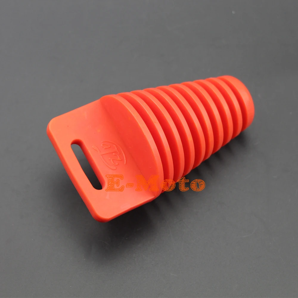 Красный глушитель выхлопной трубы заглушка для мытья ДЛЯ CRF YZF WRF KXF KLX RMZ RMX DRZ