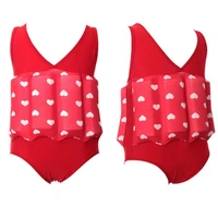 floating swimming suit detachable floating conjoined training bathing suit infant boys and girls swimsuit children sports swim