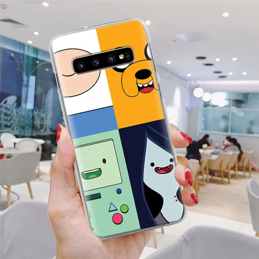 "Время приключений" Beemo Джейк чехол для телефона для samsung Galaxy S10e S10 плюс S7 S8 S9 Plus Note 8 9 M10 M20 M30 жесткий чехол Coque