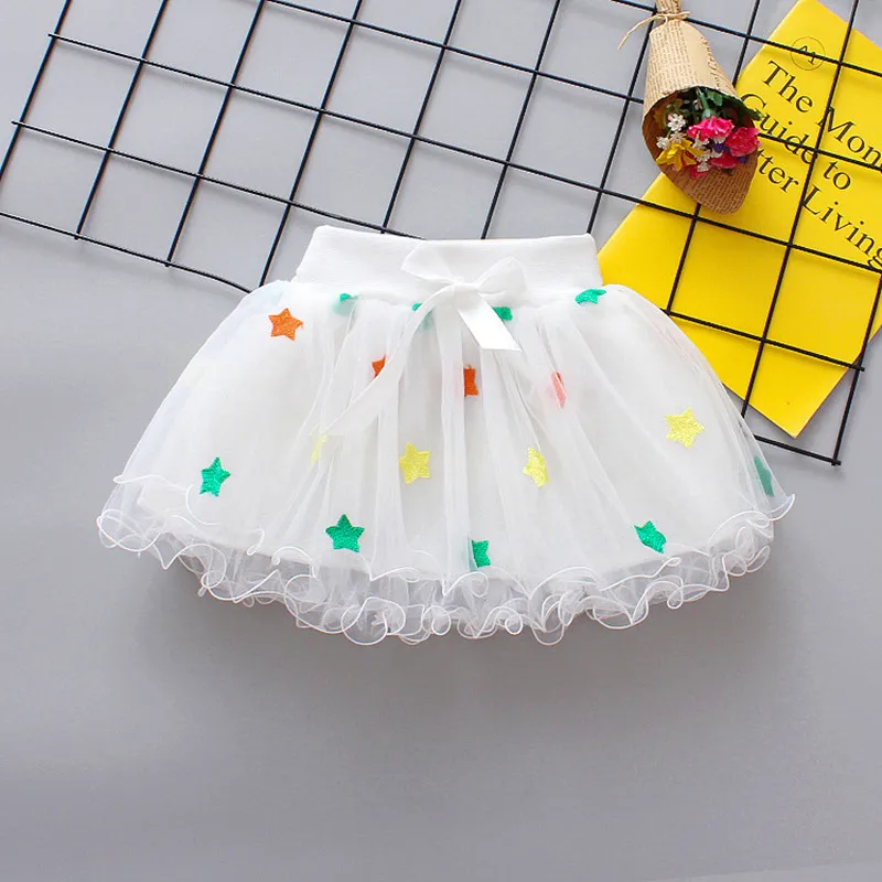 BibiCola/Летняя юбка пачка для маленьких девочек модная кружевная принцессы Одежда