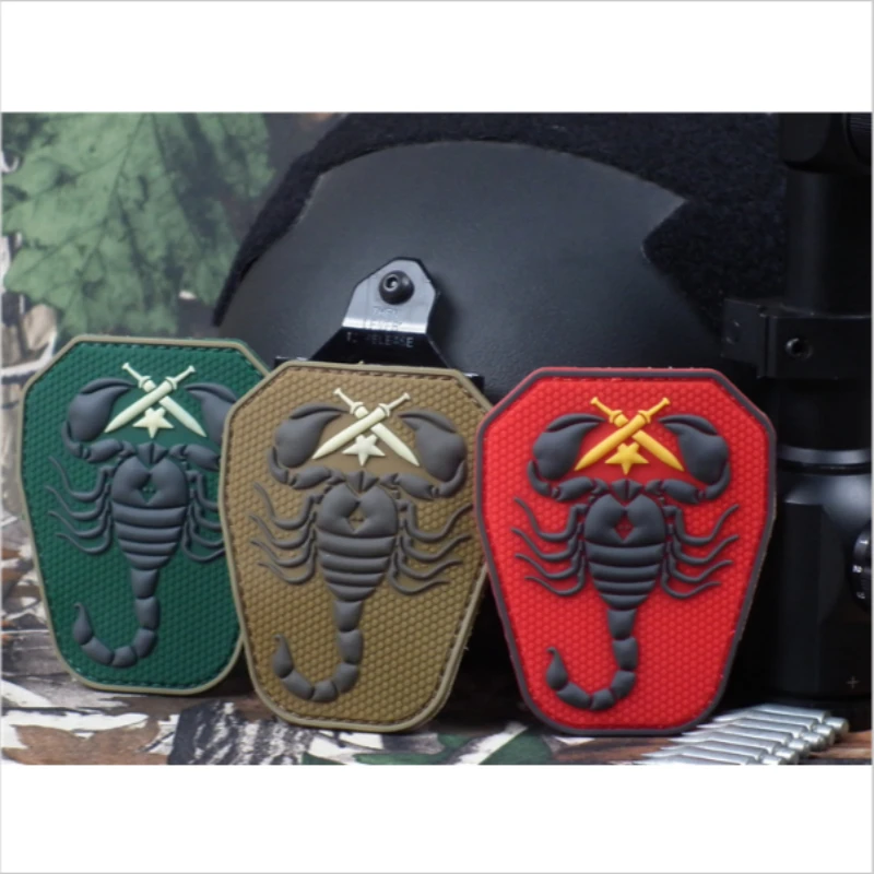 SCORPION UNIT 3D PVC US ARMY USA MILITARY TACTICAL FOREST MORALE PATCH | Дом и сад