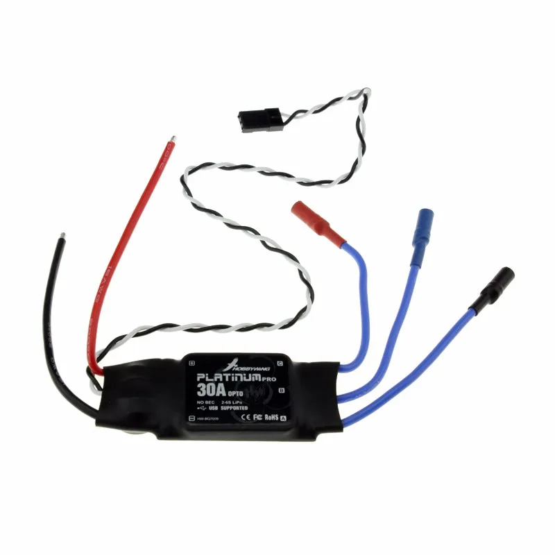 F04997 B JMT собранный комплект: 30A ESC + KK Плата подключения коннекторы Dean T штекер