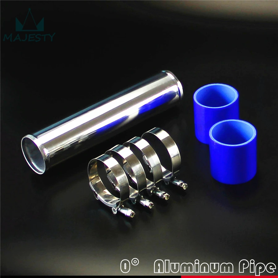 63 мм 2 5 дюйма алюминиевая труба для турбо интеркулера трубка труб + силиконовый