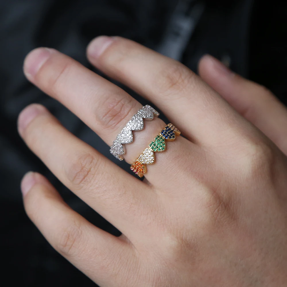 Любящее сердце свадебные кольца для мужчин и женщин обручальные ювелирные