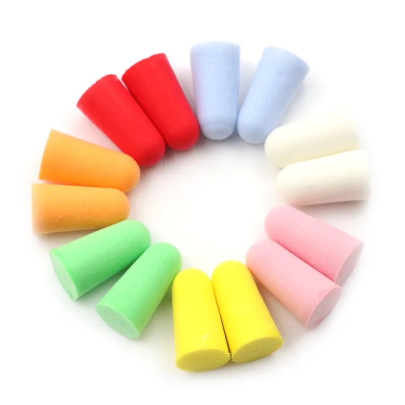 

New 10 Pair PU Foam Ear Plugs Anti Noise Snore Earplugs Comfortable For Study Sleep